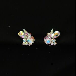 Iridescent Crystal Earrings